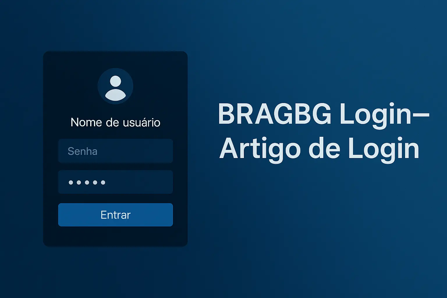 Não Perca tempo, o rRgistro na site BRAGBG
